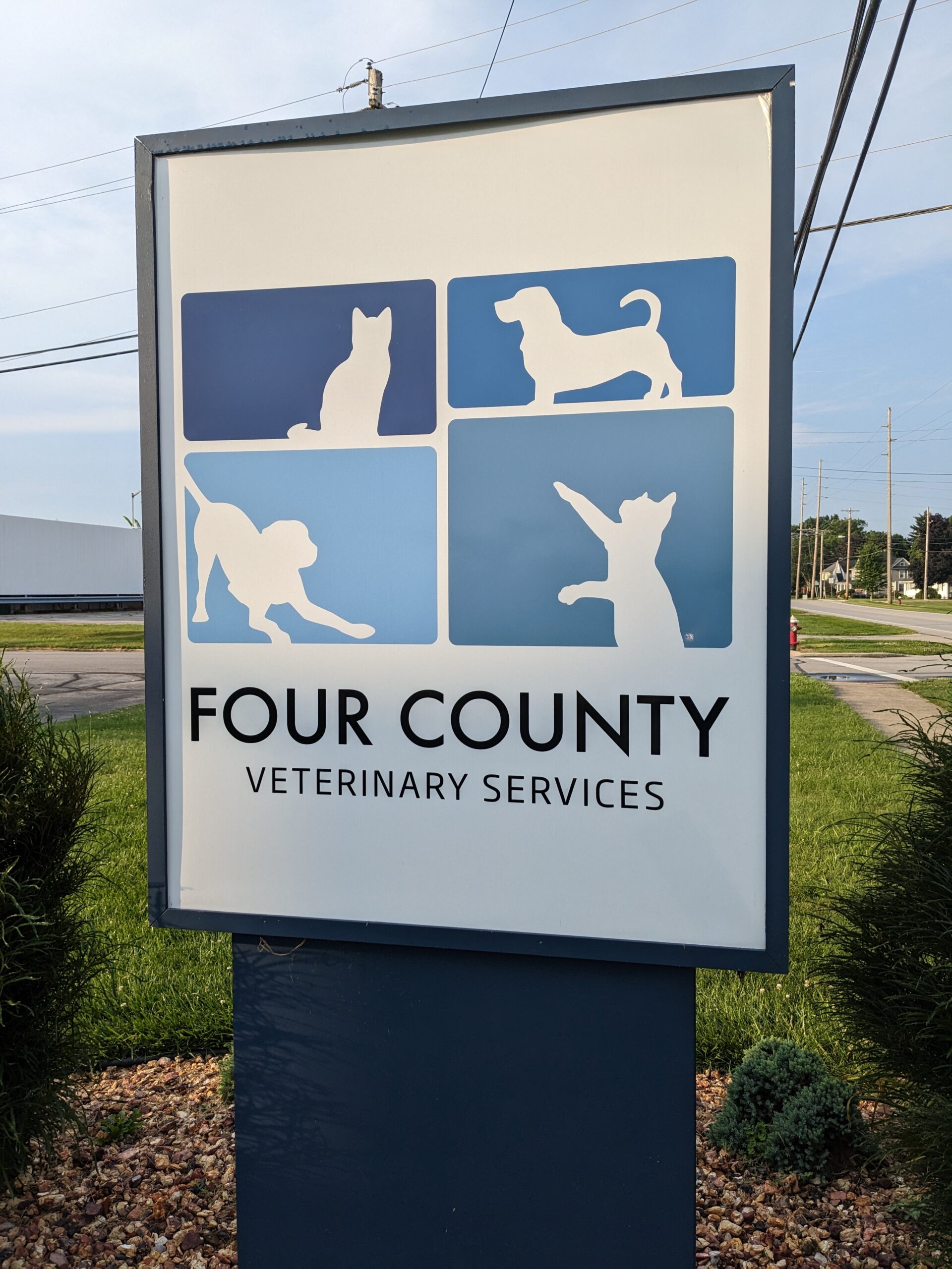 Four County Veterinary Services Signage